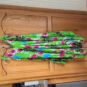 NWT hawaiian motif swim cover up or mini dress
